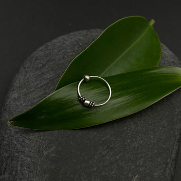 Bead & String Nose Ring